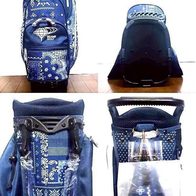 BEAMS ビームスキャディバック ゴルフバック 高級 限定 正規品