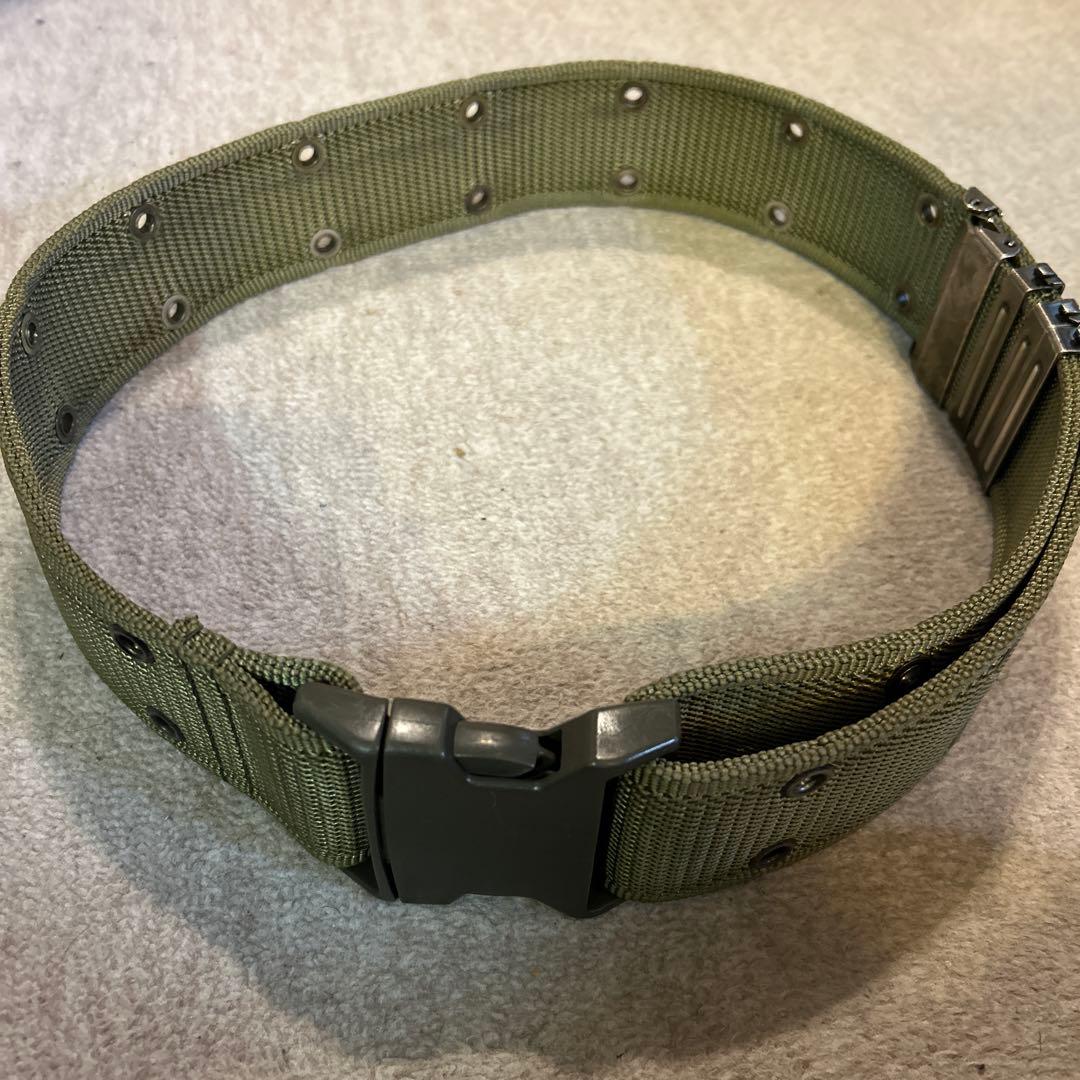 陸上自衛隊　弾帯　サバゲー オリーブグリーン ナイロンベルト サイズ調整可能