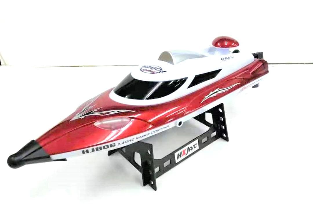 高速ボートラジコンHJ806赤 2.4GHz　最高時速30ｋｍ