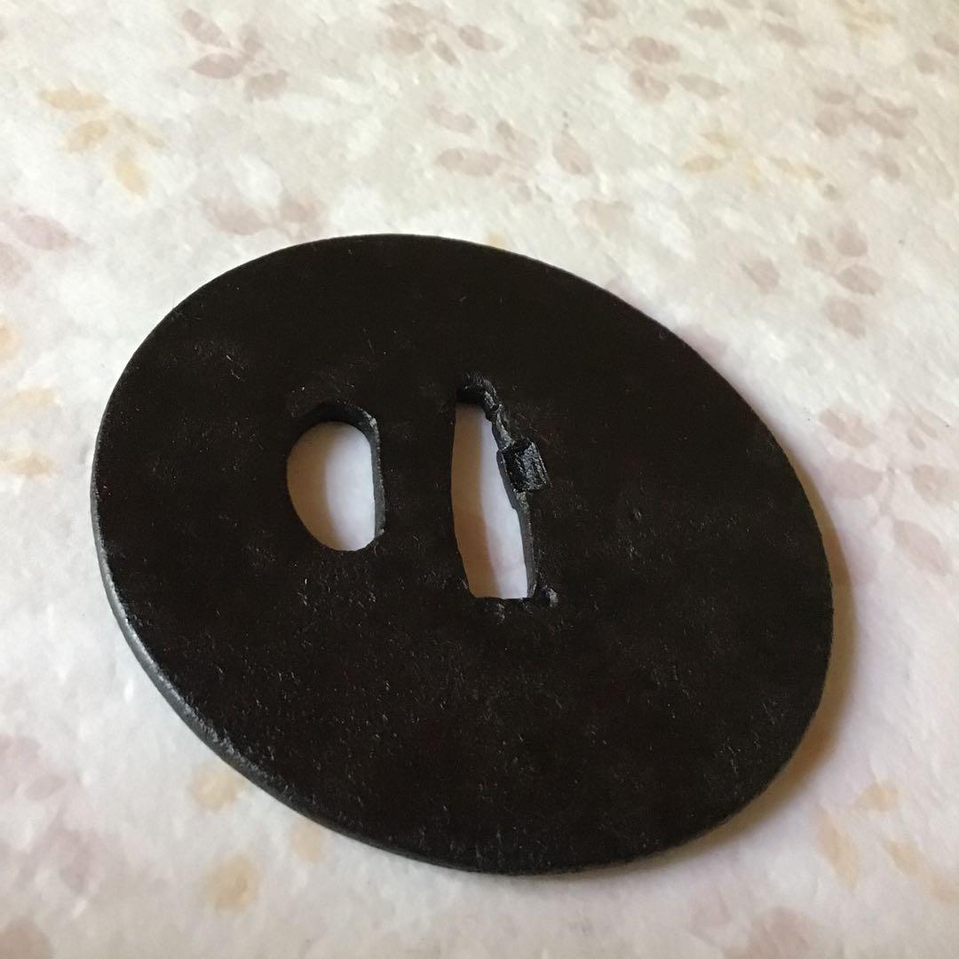 鐵地　大鍔　室町時代