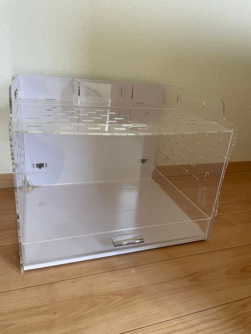 【中古】送料込/ジェックスGEXアクリルルーム510Low小動物のペットケージ