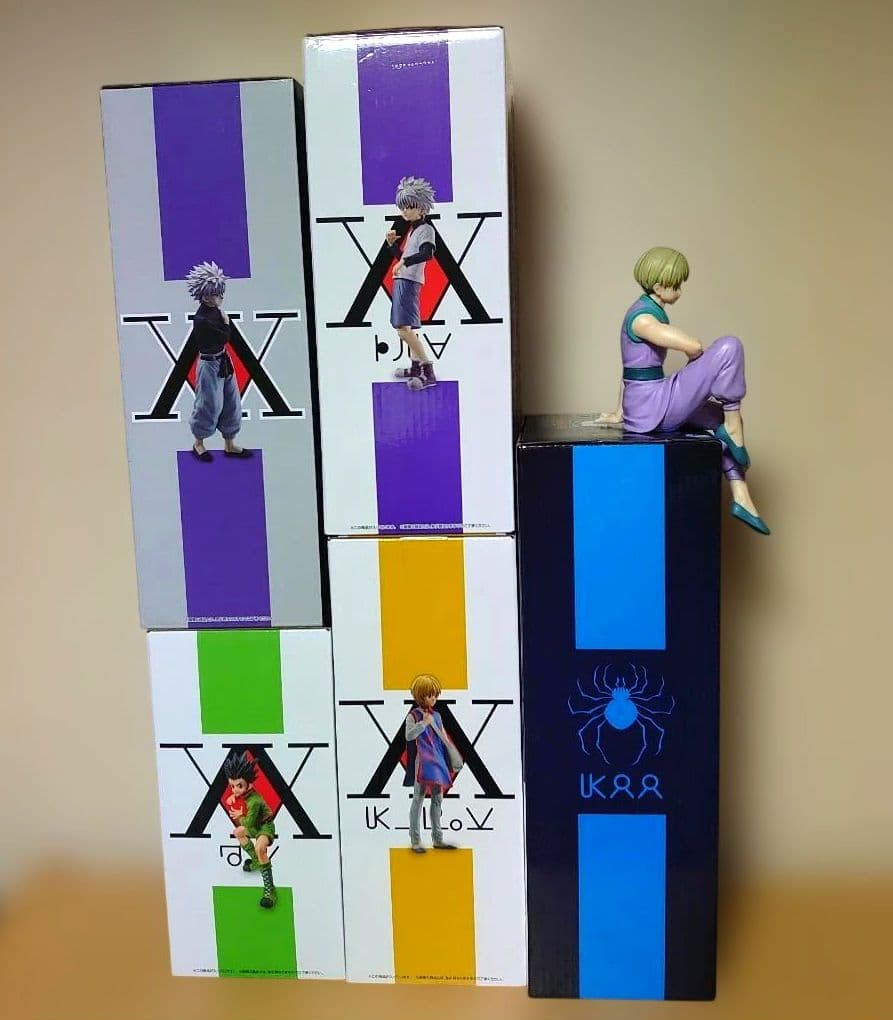 一番くじ HUNTER×HUNTER ゴン クロロ キルア クラピカ フィギュア