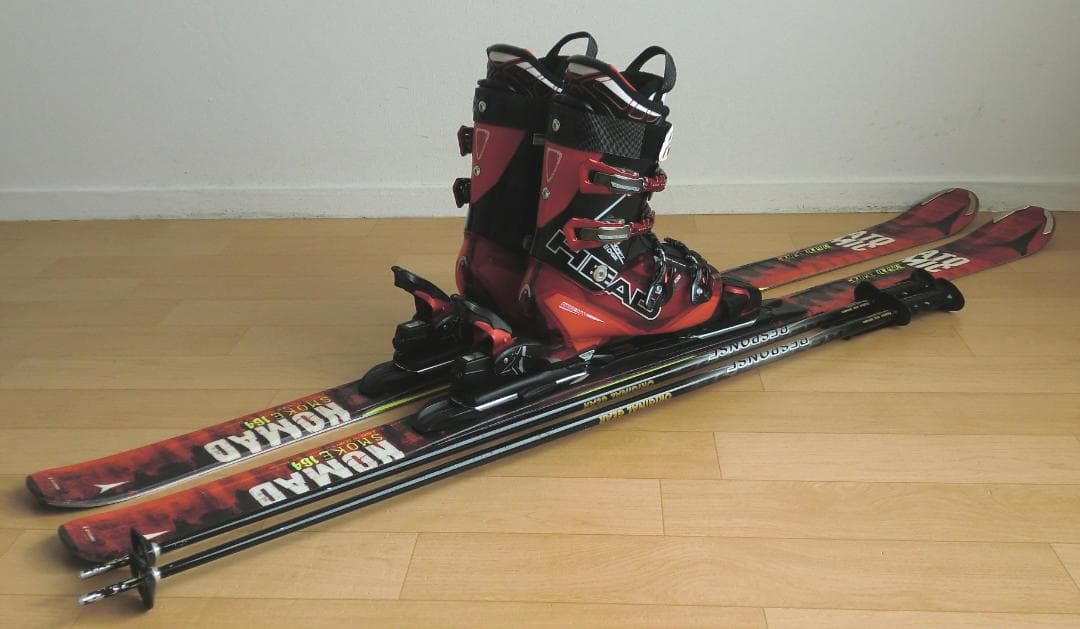 ■送料無料■アトミック■メンズスキーセット■板164靴27-27.5■メンテ付■