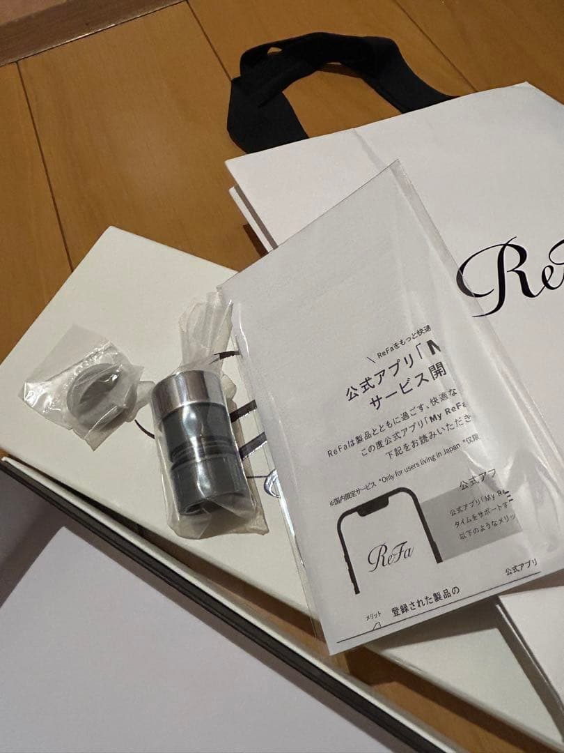 ゆうき ReFa ファインバブルピュア　シャワーヘッド　付属品一式箱付き