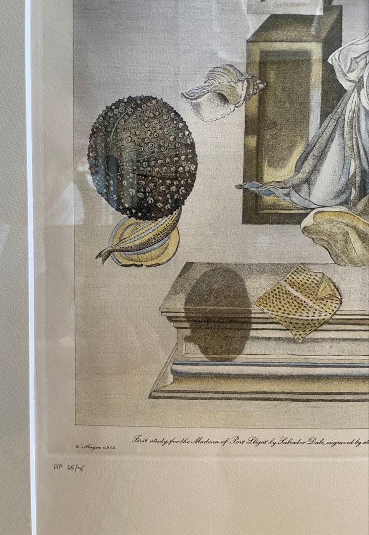 サルバドール・ダリ　「ポート・リガットの聖母」リトグラフ　AP 65/75