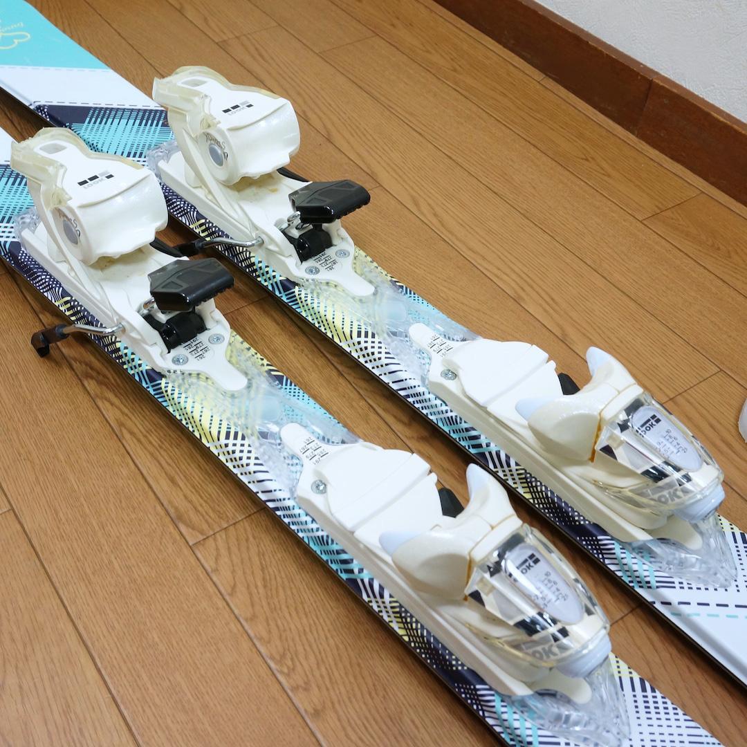メンテ済 140cm 靴25.5cm HART レディース スキーセット