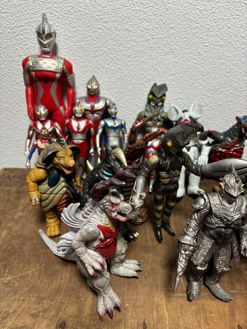 当時物 ウルトラマン 怪獣 ソフビ 22体 昭和/平成初期 フィギュア