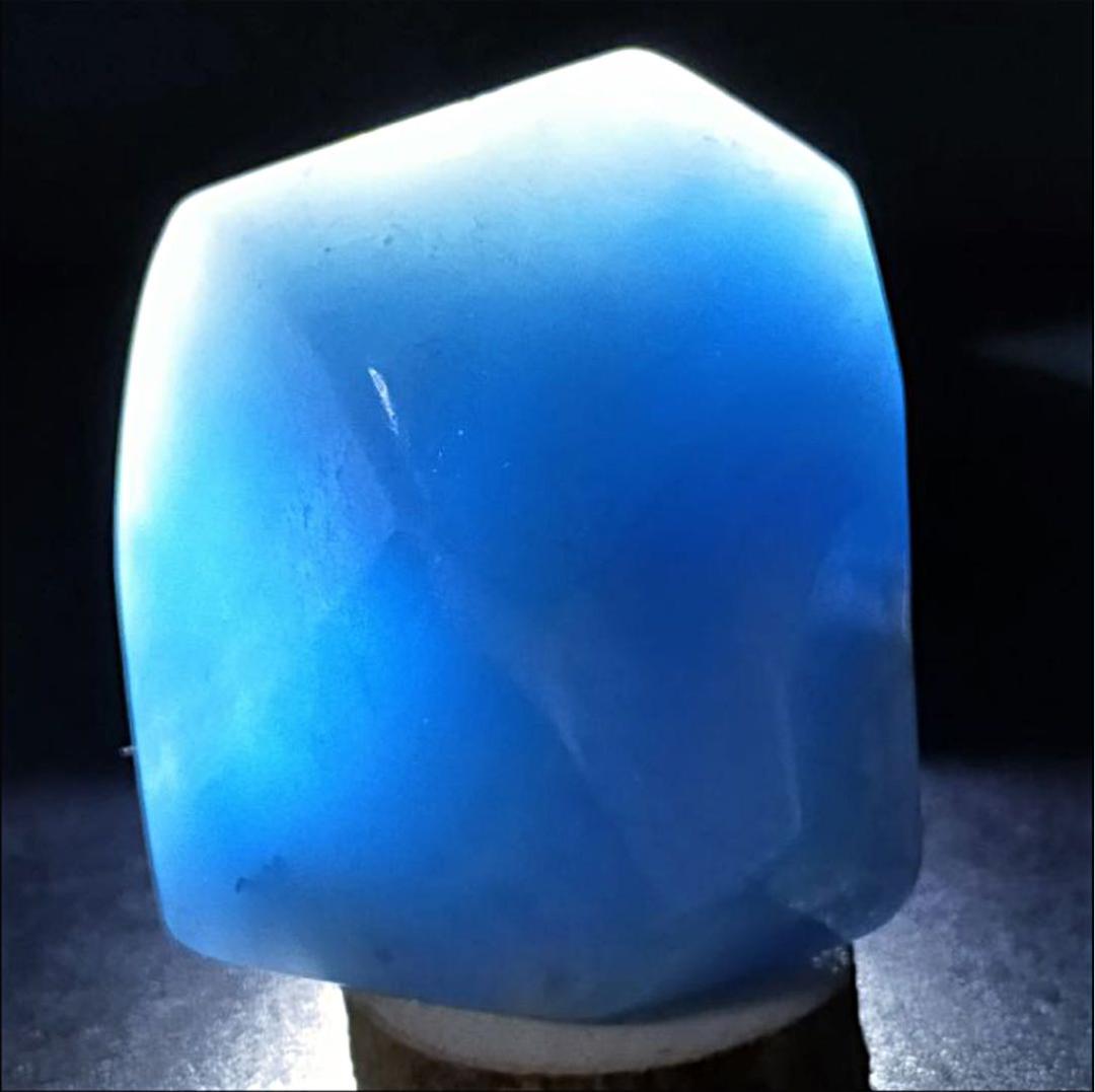 【モザンビーク産】夏空アクアマリンのタンブル②