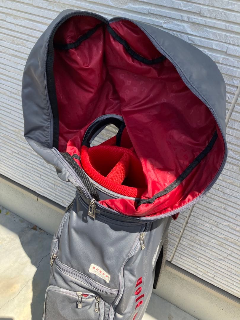 martin⭐︎オノフONOFFグレー キャディバッグ 収納ポケット付き