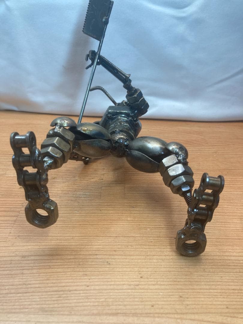 鉄のオブジェ 海外製 アート 人形 (2)