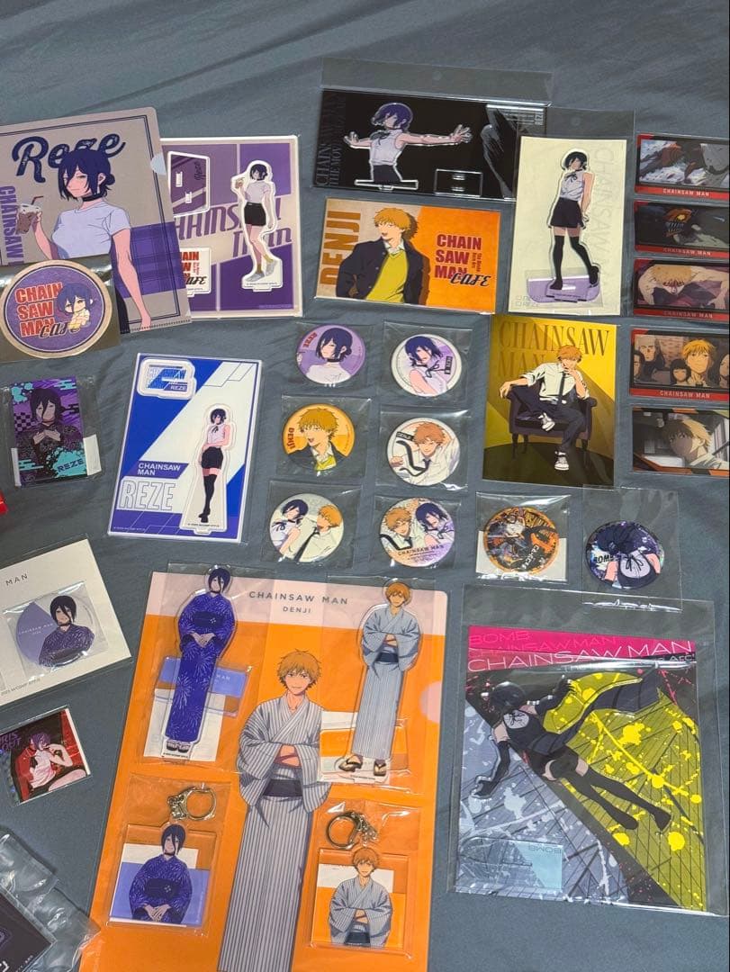 チェンソーマン レゼ篇 レゼ アクリルスタンド 缶バッジ 雑誌 特典 まとめ売り