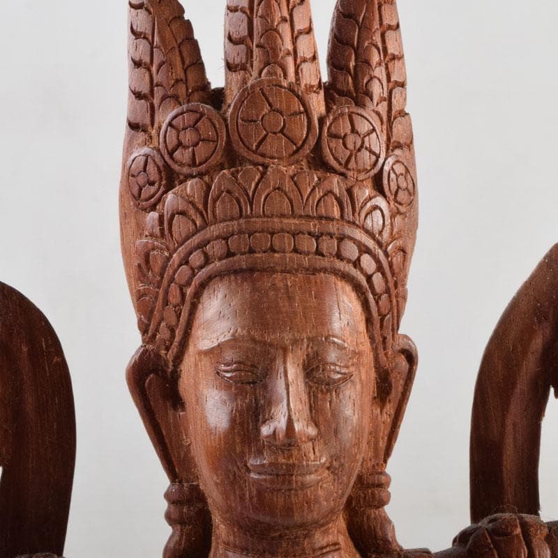 バリ島　インドネシア　木彫　置物　3点まとめて　N　9011A