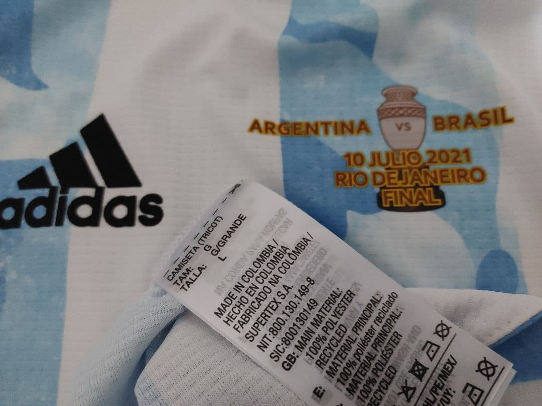 【正規品/タグ付き】アルゼンチン代表　メッシ　オーセンティック　ユニフォーム