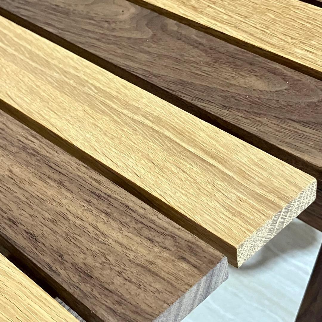 在庫品　スライドテーブル THEBOX フル天然ウォルナット×オーク