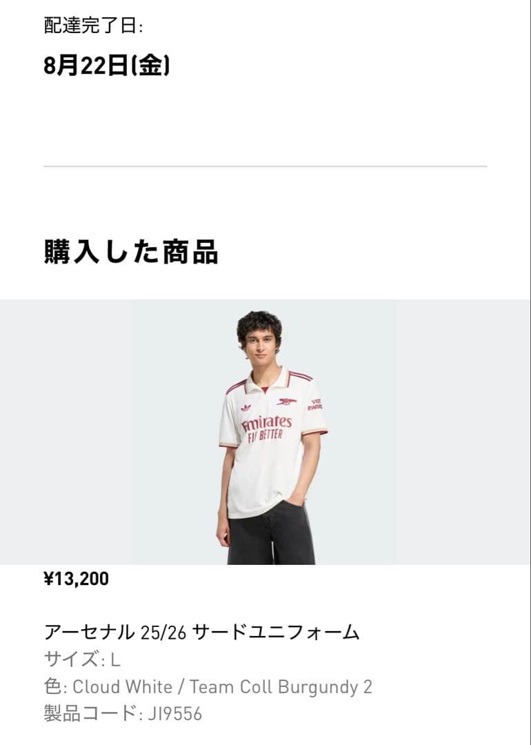 アーセナル　25-26 サードユニ