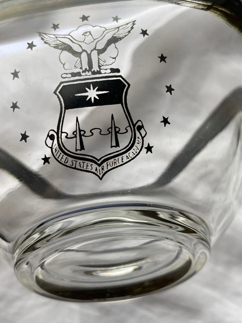 USA airforce academy アメリカ空軍養成学校ビンテージガラス