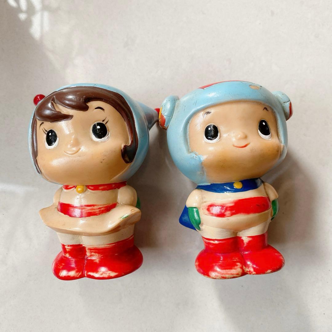 昭和レトロ　農協のすーぱーくん　ソフビ　貯金箱　希少品　1体