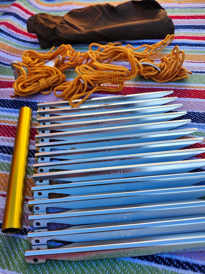 【美品】mont-bell クロノスドーム2 mont-bellグランドシート２