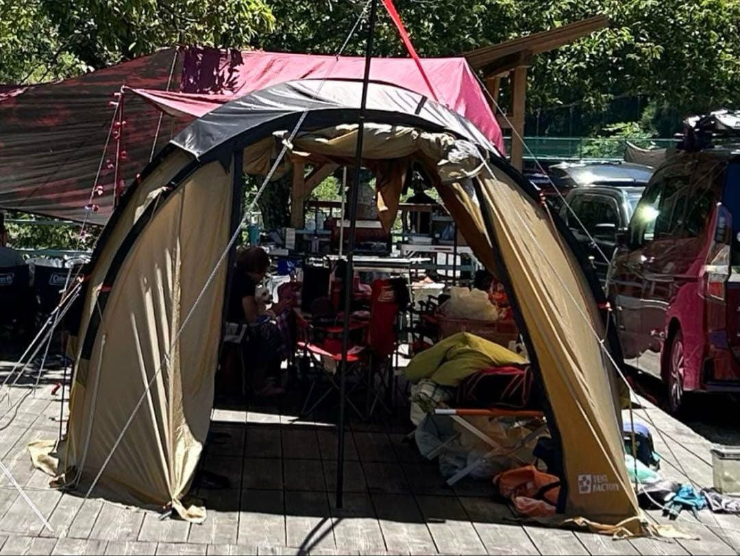 テント ファクトリーフォーシー2ルームテント＋専用トップルーフ