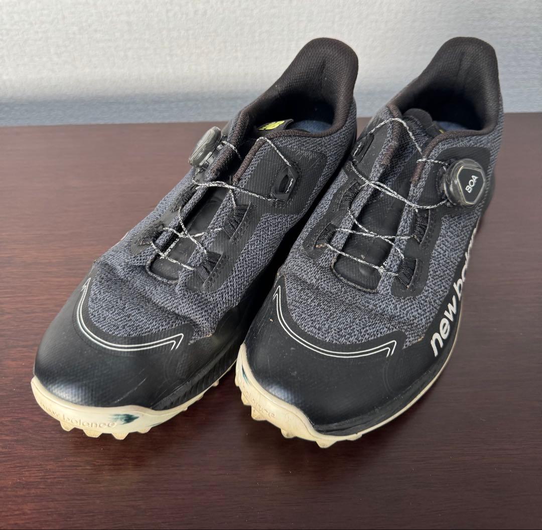 new balance BOA スパイクレスゴルフシューズ グレー/黒26.5