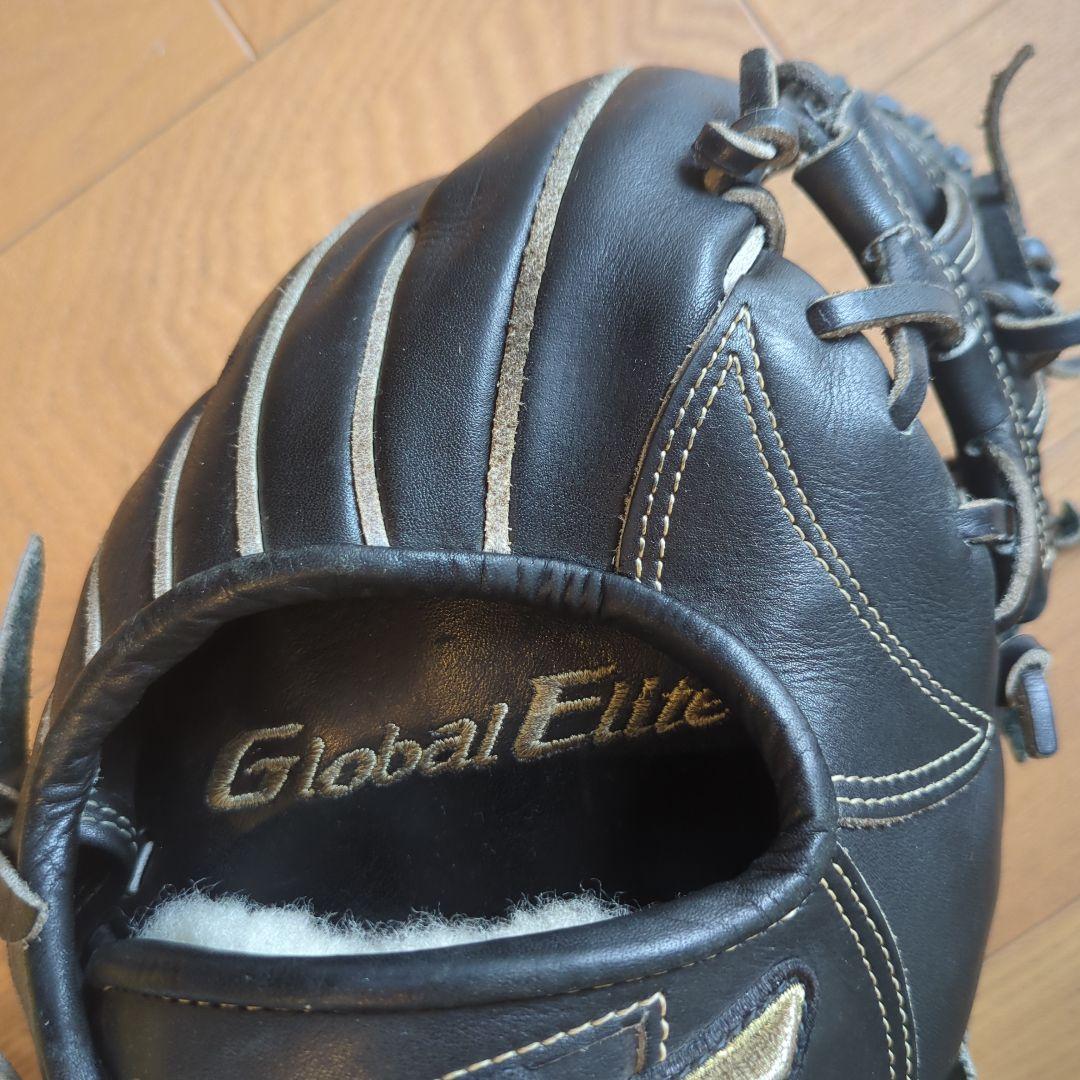 Global Elite 硬式グローブ Dlink NEO 黒 型付け済み