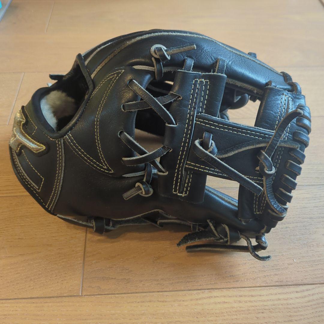 Global Elite 硬式グローブ Dlink NEO 黒 型付け済み