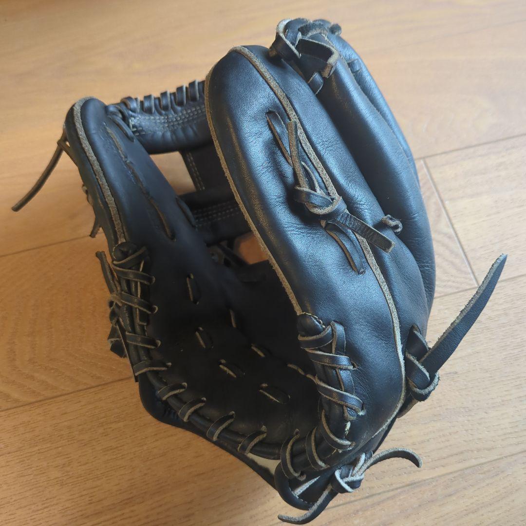 Global Elite 硬式グローブ Dlink NEO 黒 型付け済み