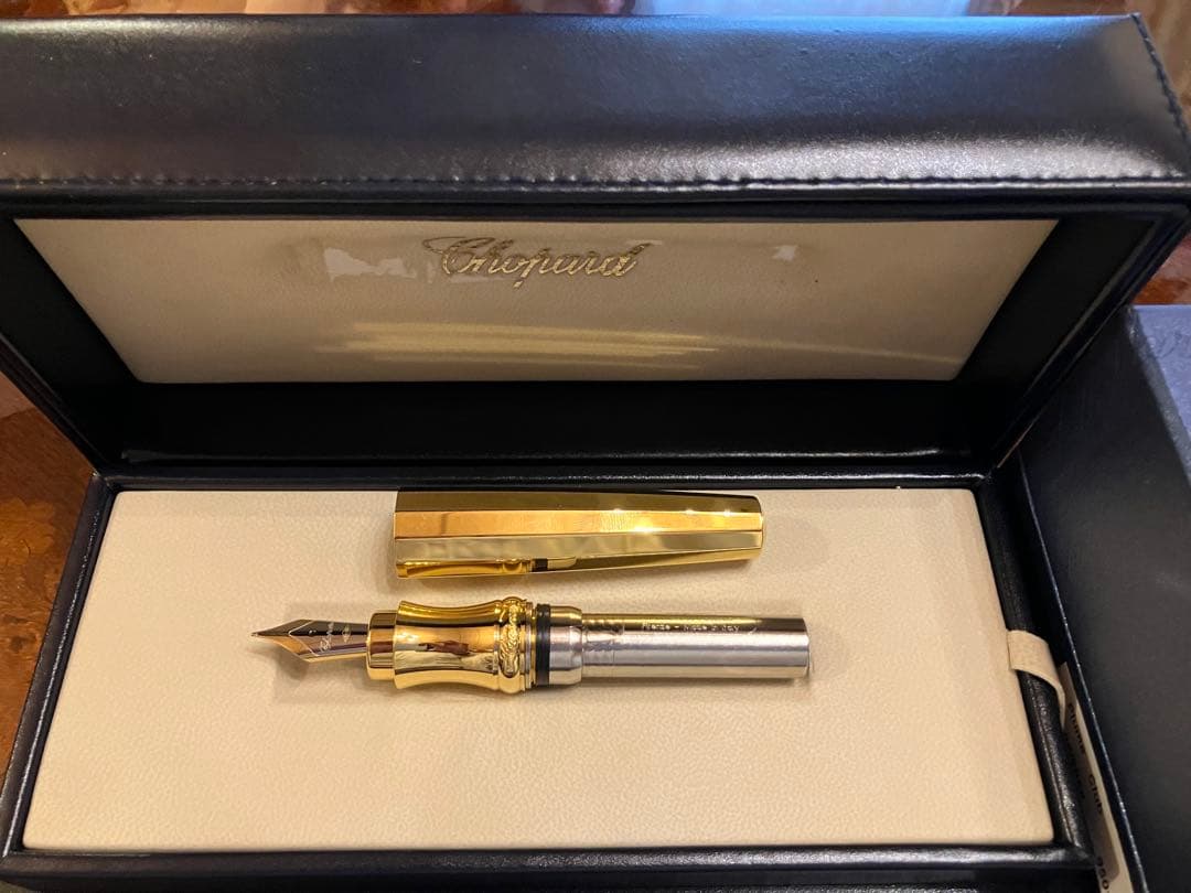 最高級ショパール×スティピュラ限定万年筆ダブルネームChopard新品未使用完品