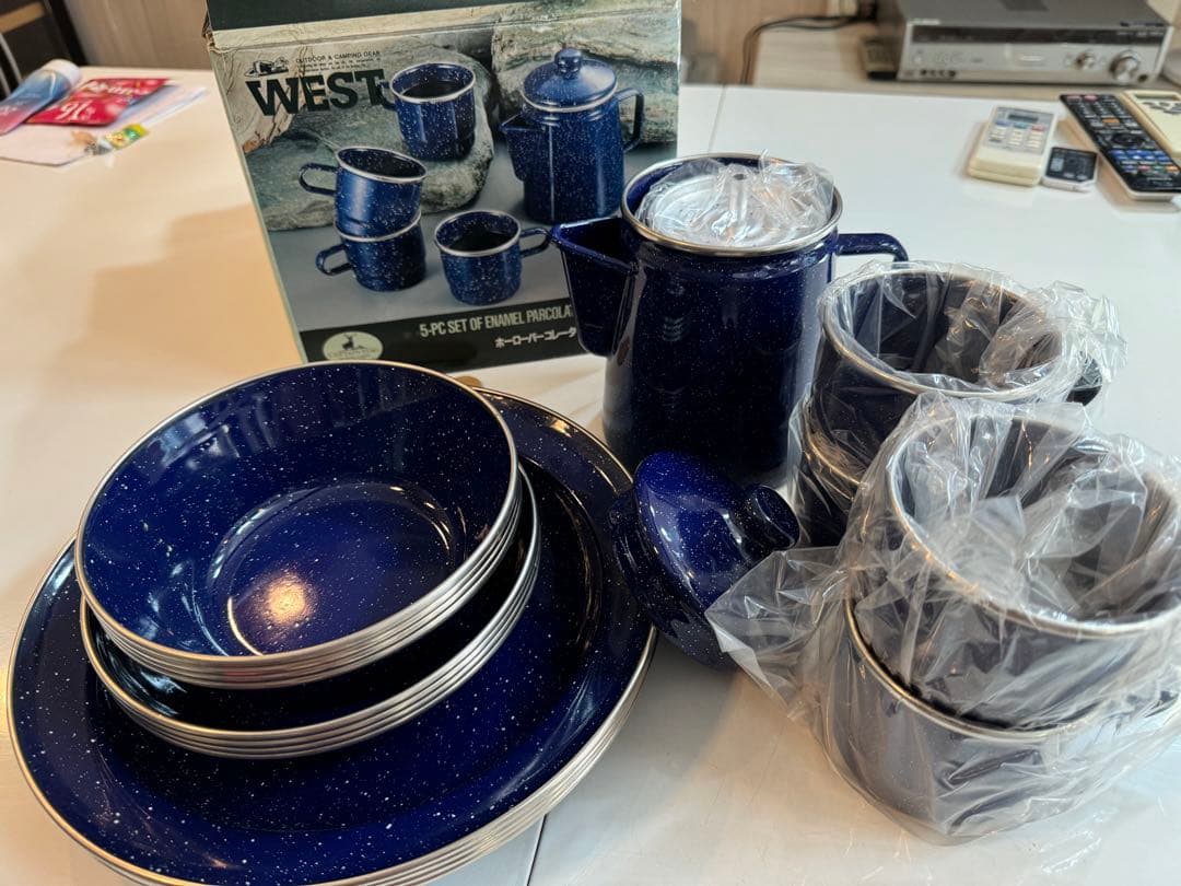 新品CAPTAINSTAG ホーローコレクターウエストシリーズ17点セット貴重品