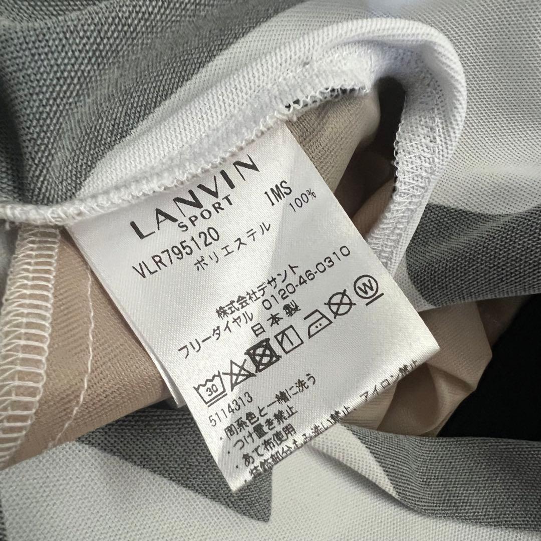 LANVIN SPORT ランバンスポール　千鳥　ワンピース　スカート　モノクロ