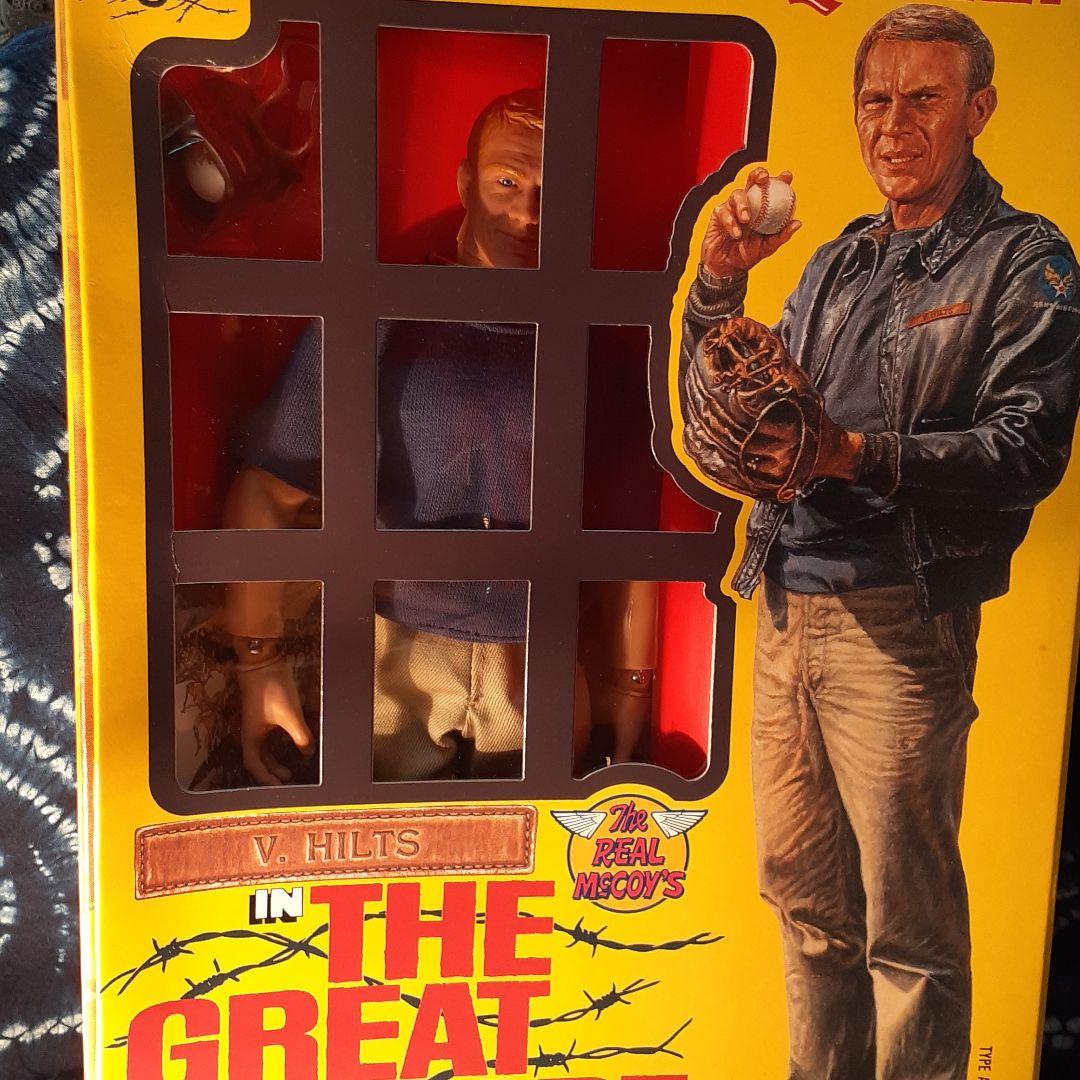 大脱走　主演マックイーンフィギュア