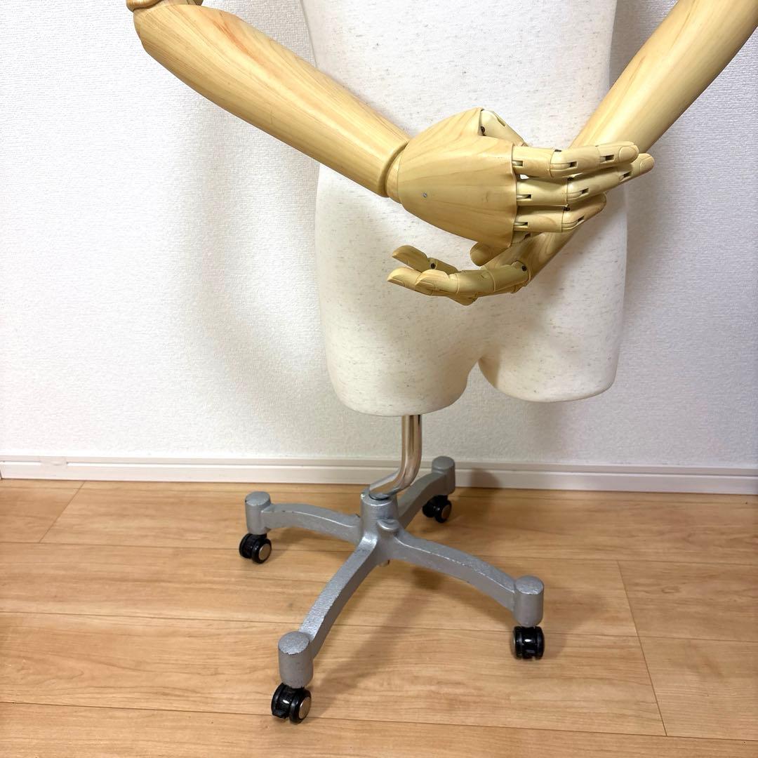 布製メンズトルソー Rebody　マネキン　腕可動式