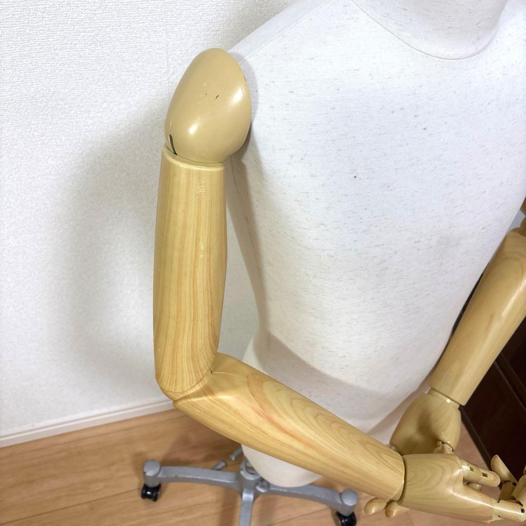 布製メンズトルソー Rebody　マネキン　腕可動式