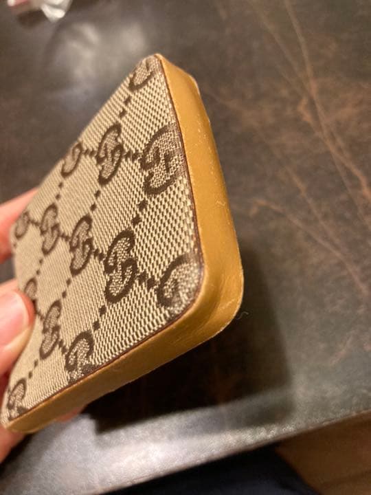 グッチ 名刺入れ GUCCI　GGキャンパス　スライド式