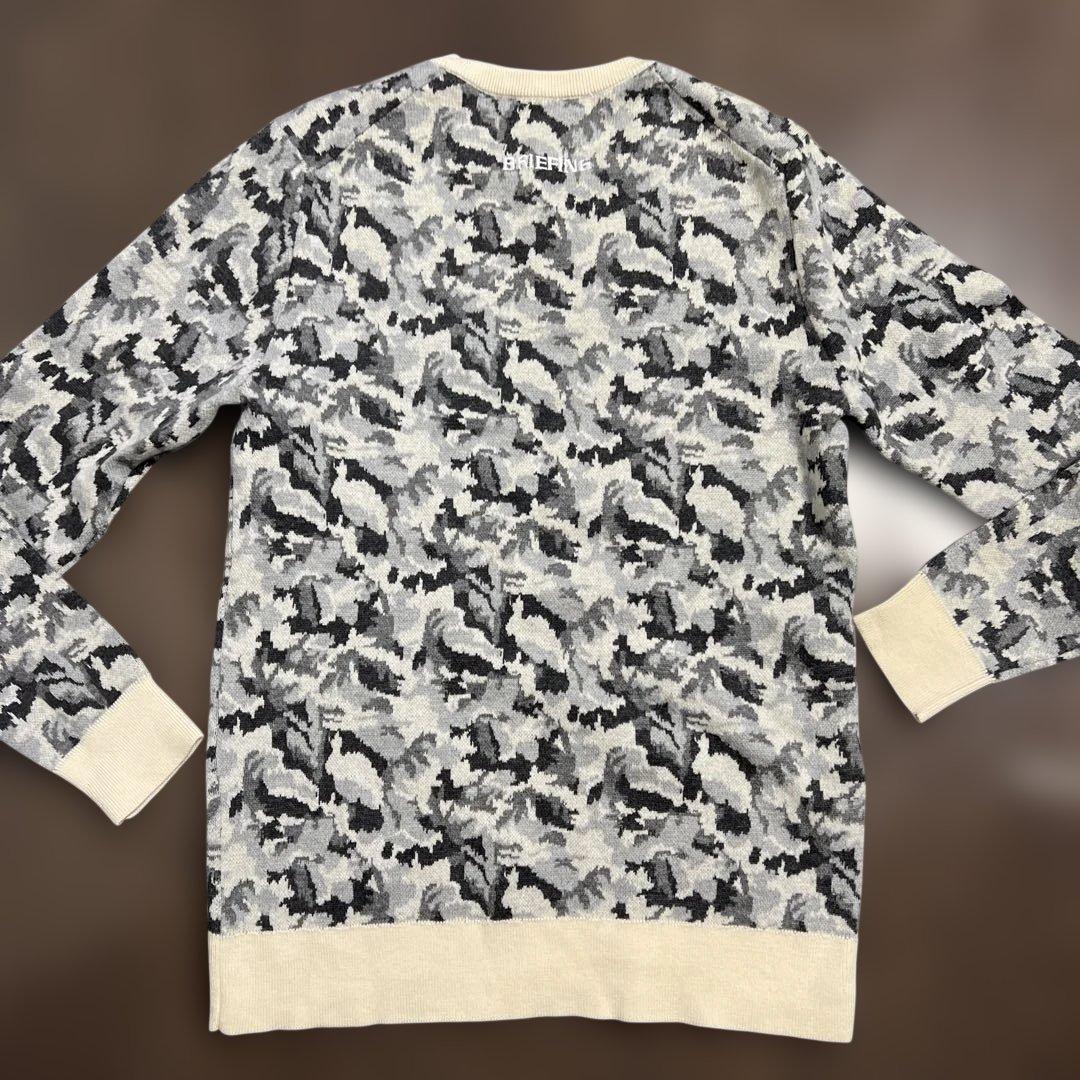 BRIEFING 迷彩柄 セーター Mサイズ