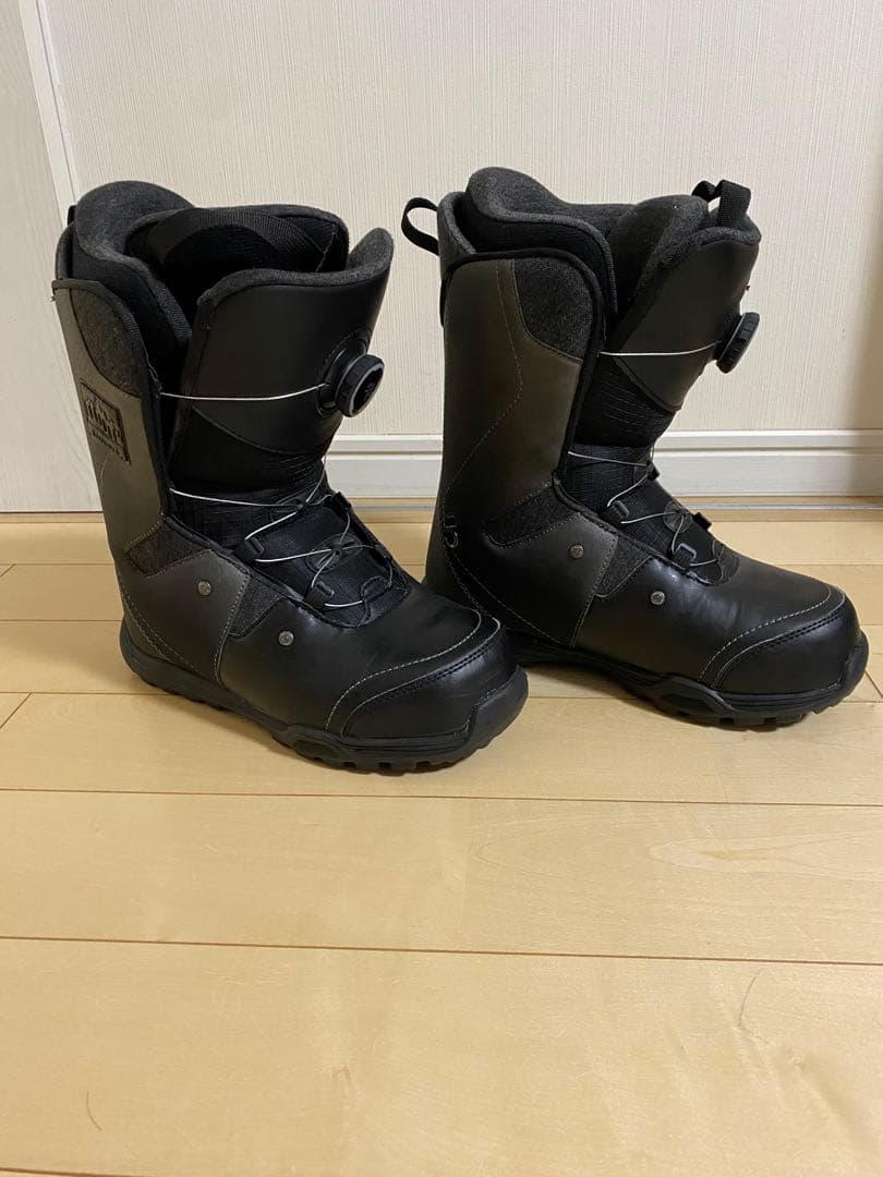 キスマーク　BOAシステム ブラック スノーボードブーツ　25.0cm ②