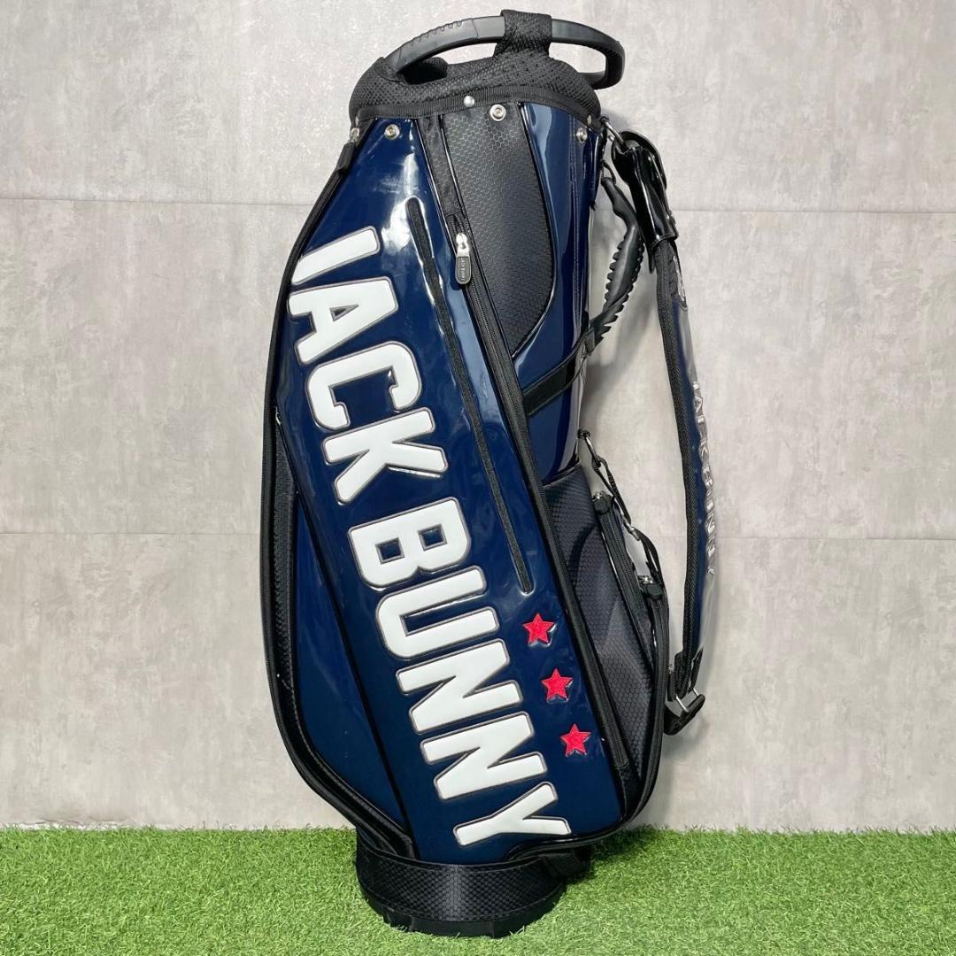 JACK BUNNY ジャックバニー キャディバッグ ゴルフバッグ ネイビー