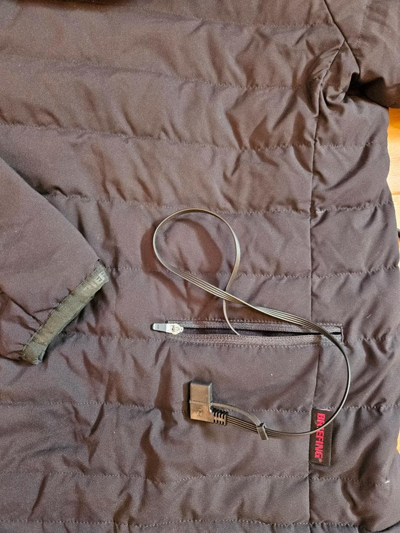 本日限定値下BRIEFINGヒーター付き ダウンジャケットS