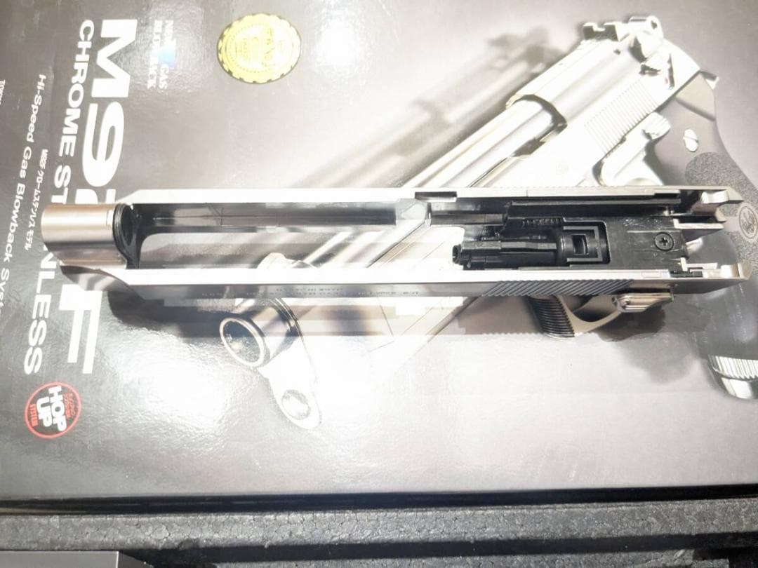 東京マルイ 純正 M92F クロームステンレス スライド ベレッタ M92 M