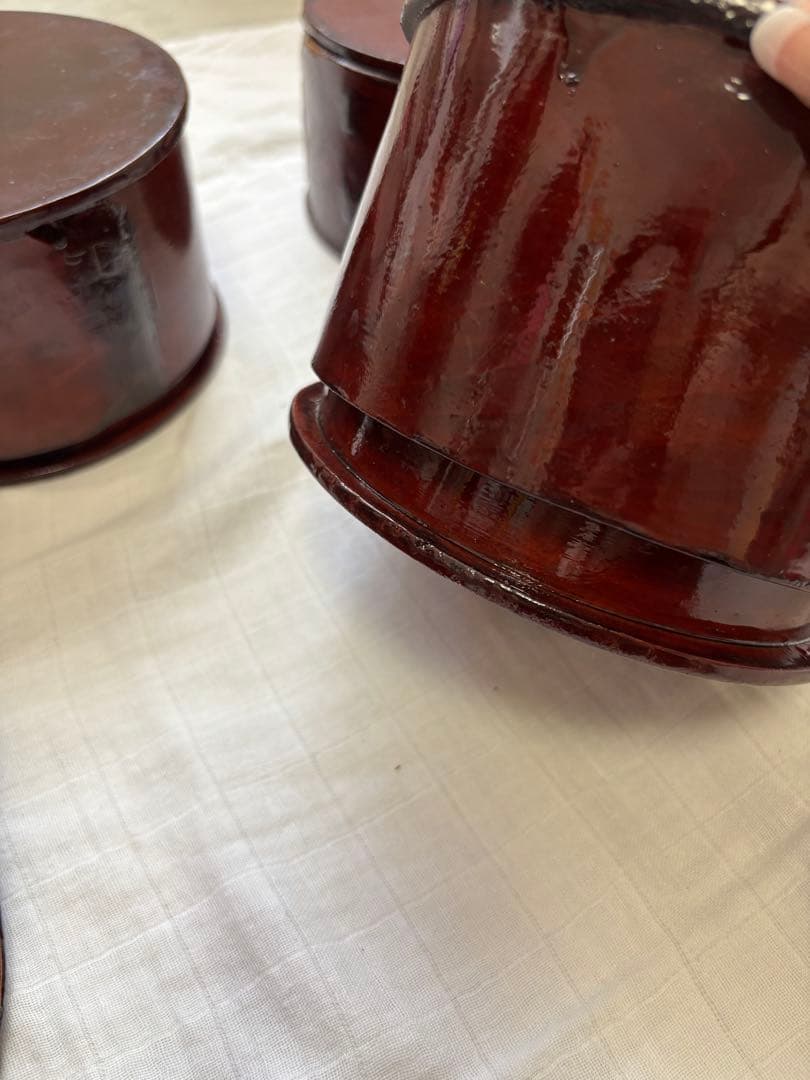 秋田　曲げわっぱ　丸弁当箱　昭和レトロ　レア