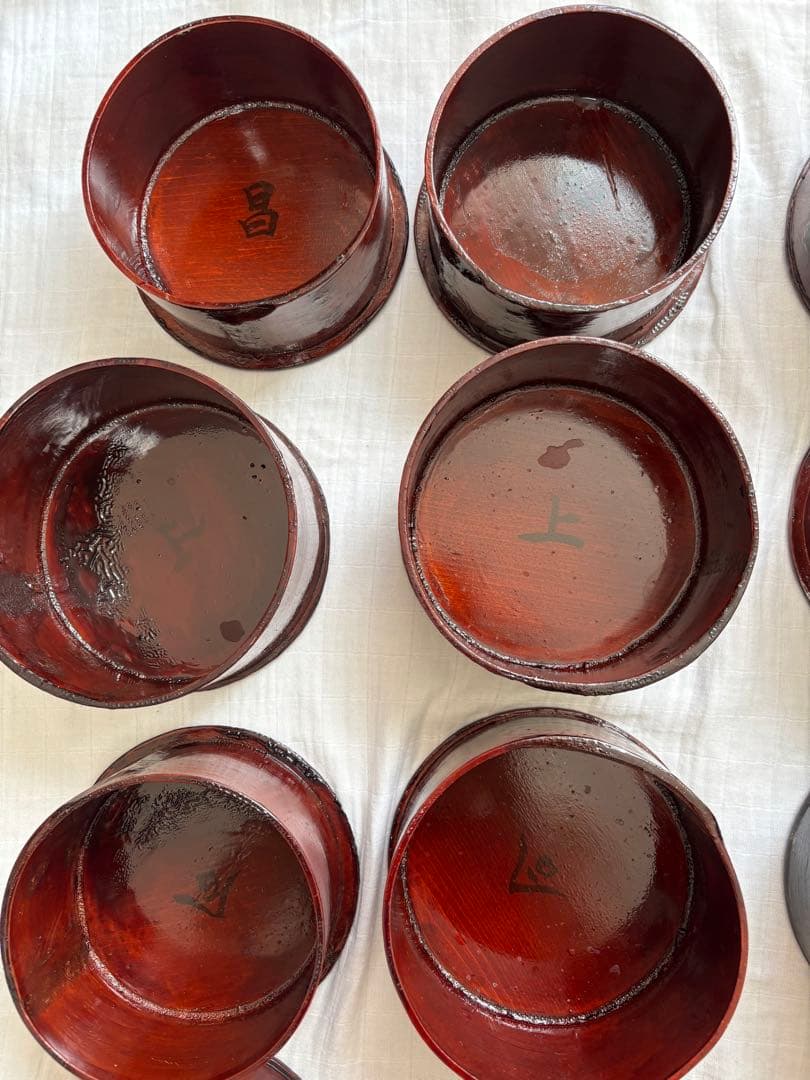 秋田　曲げわっぱ　丸弁当箱　昭和レトロ　レア