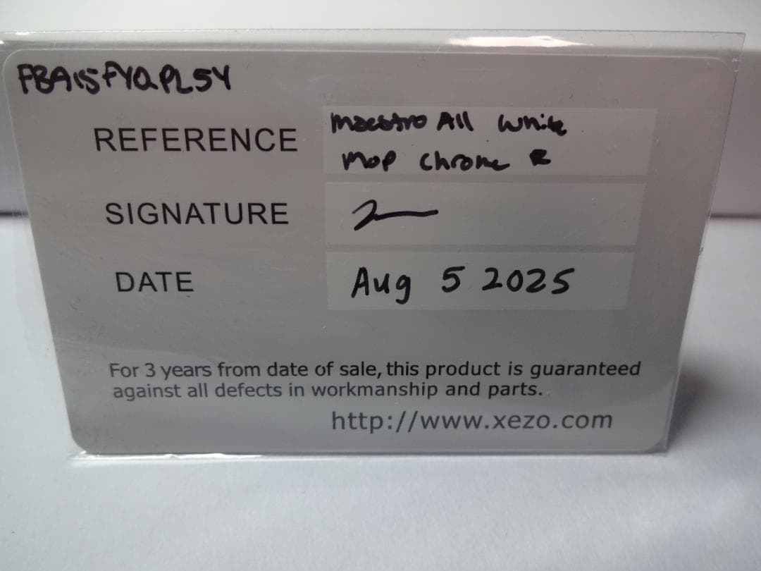 Xezo Maestro　ローラーボールペン　オーシャンホワイト【限定版】