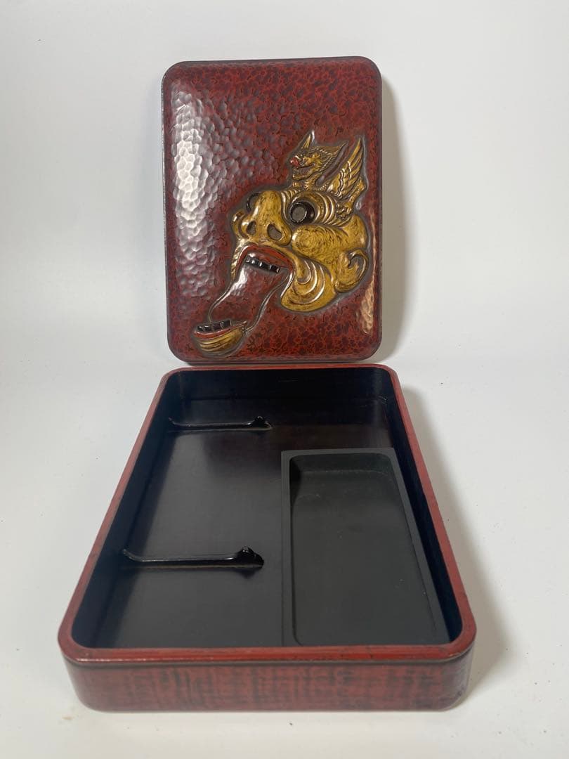 名作　博古堂　後藤斎宮　硯箱