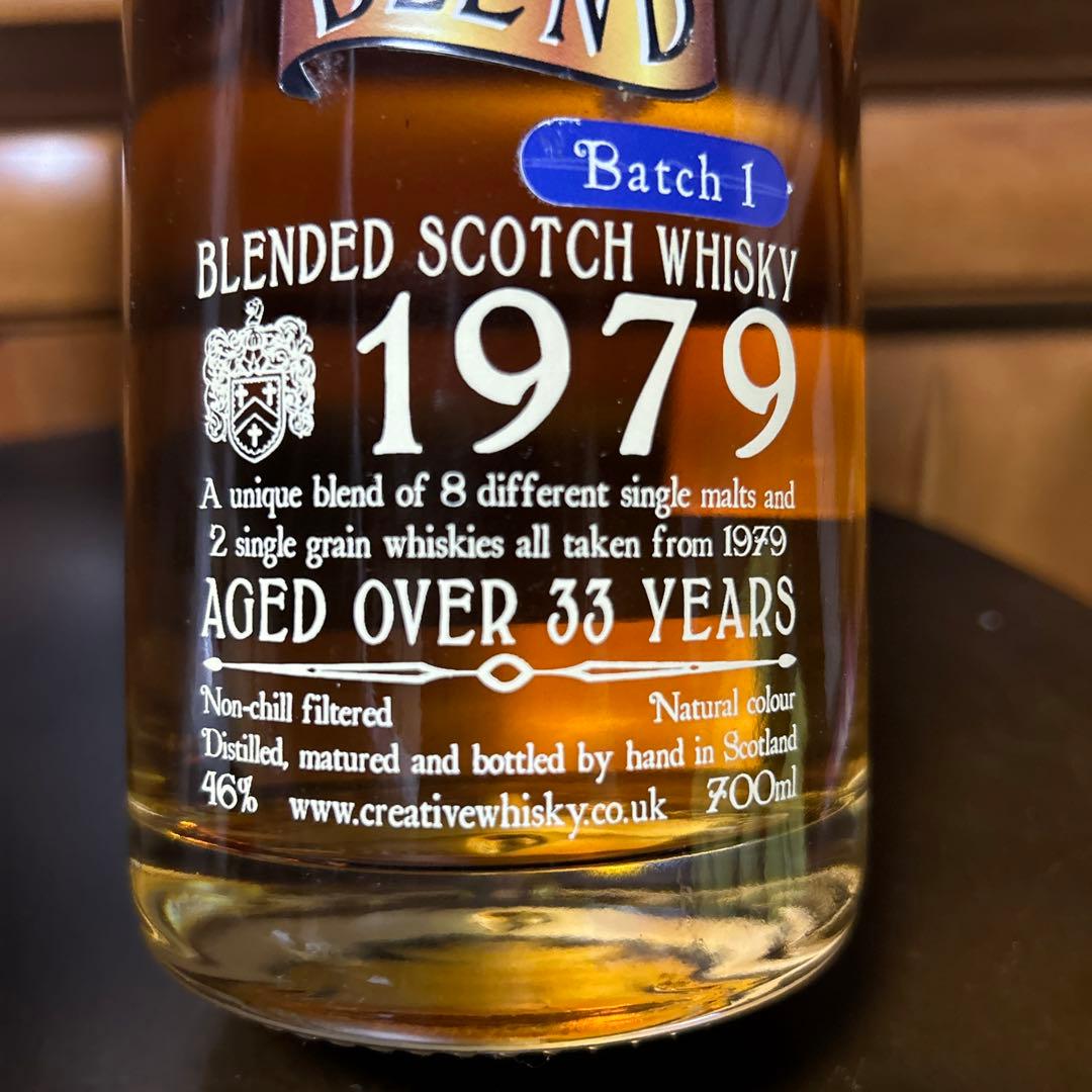 ウイスキー The Exclusive Blend 1979 Batch1 over33y