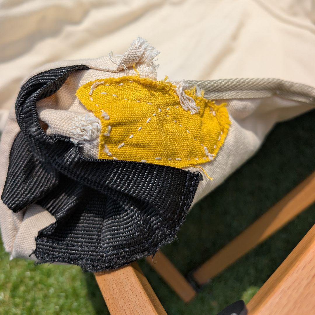 S'more　スモア ウッディーパックチェア ブナ材 木製キャンバスチェア　2脚