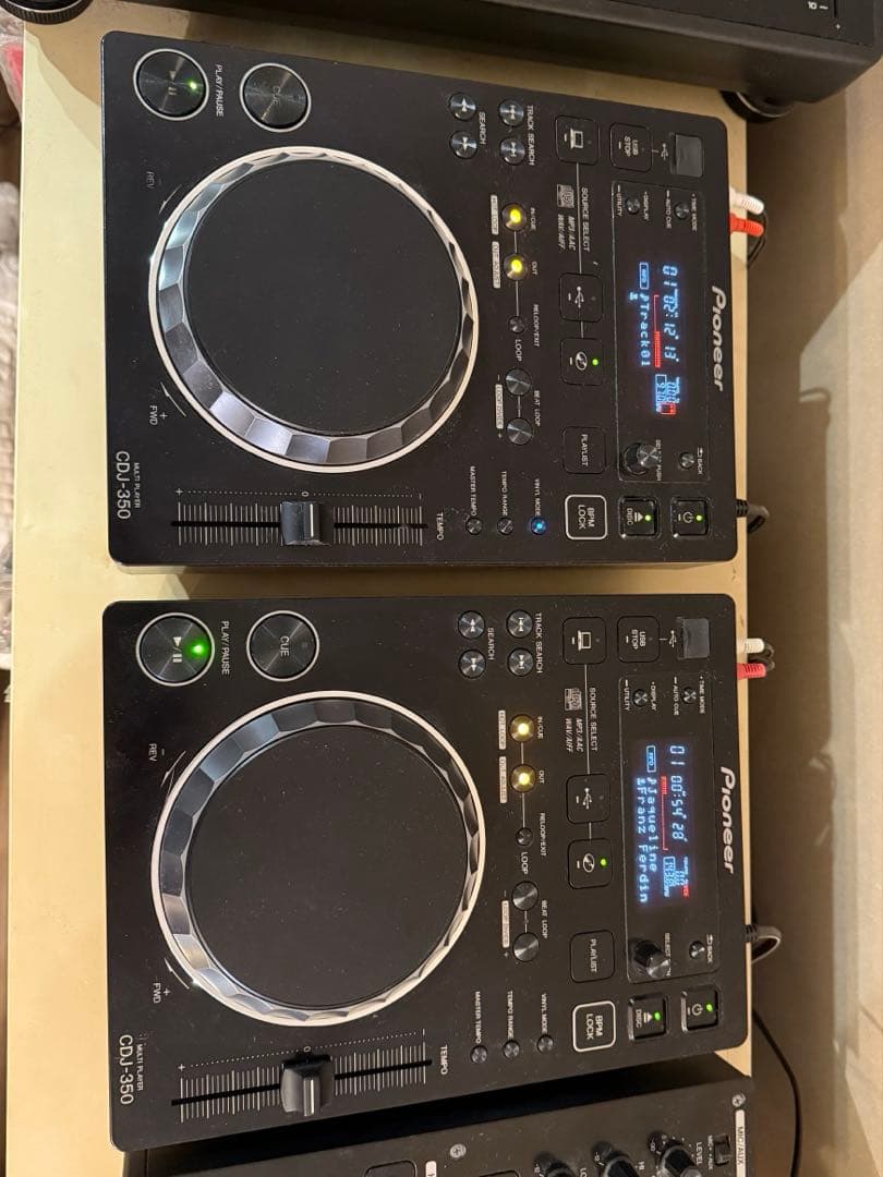 Pioneer CDJ-350(USB対応) 2台セット 付属品あり