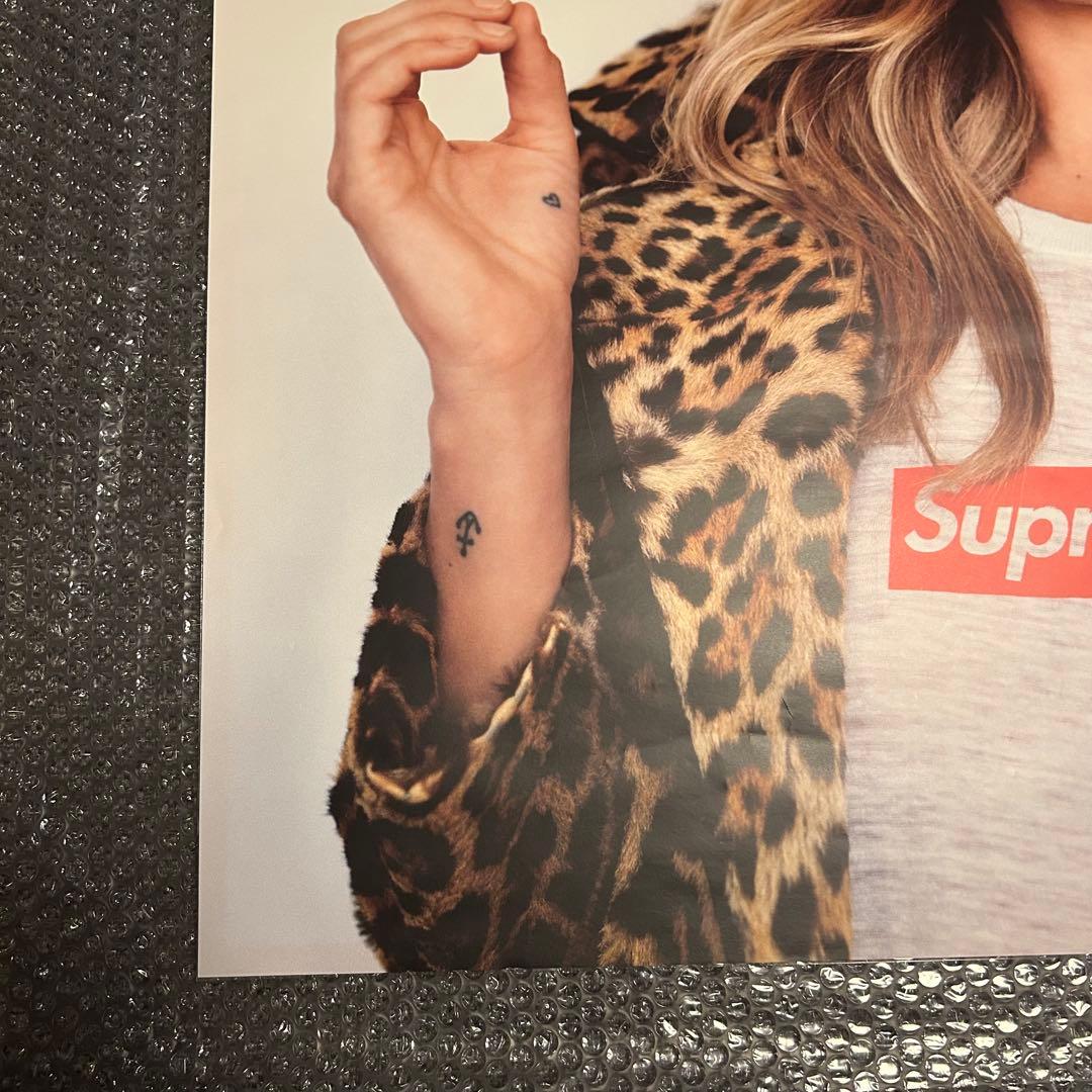 ケイトモス シュプリーム ポスター プロモーション用 非売品 フレーム付き