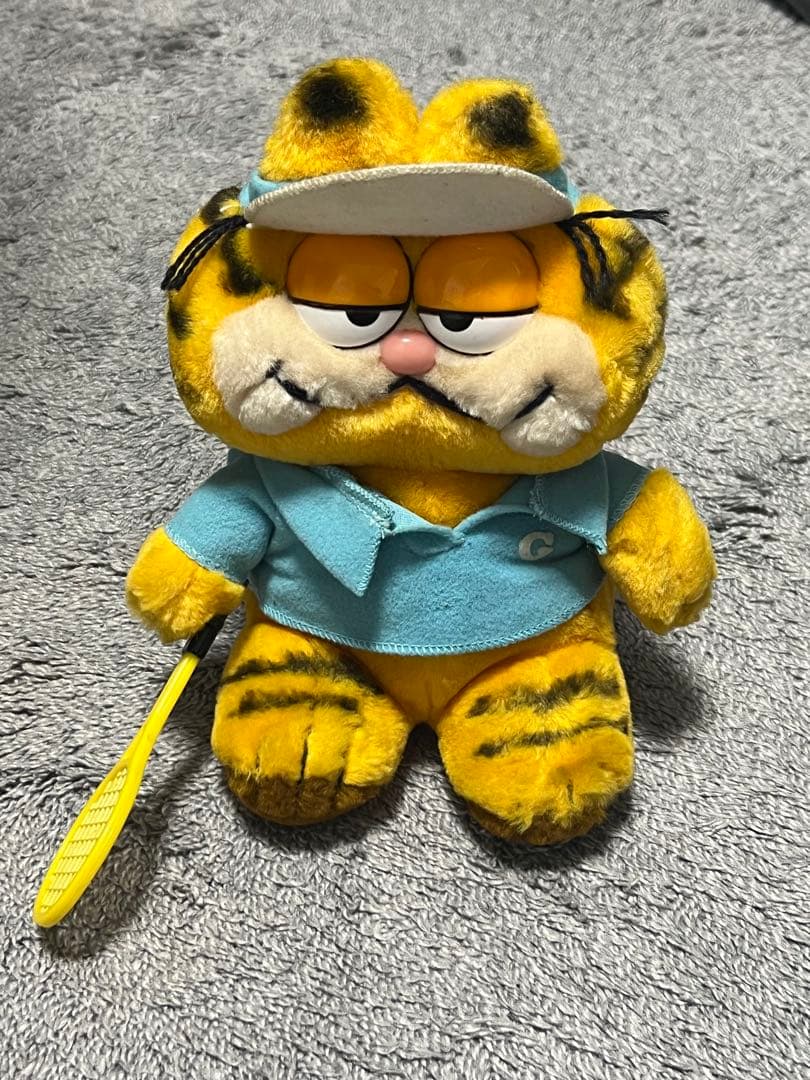 【Vintage】ガーフィールド ぬいぐるみ ラケット付き