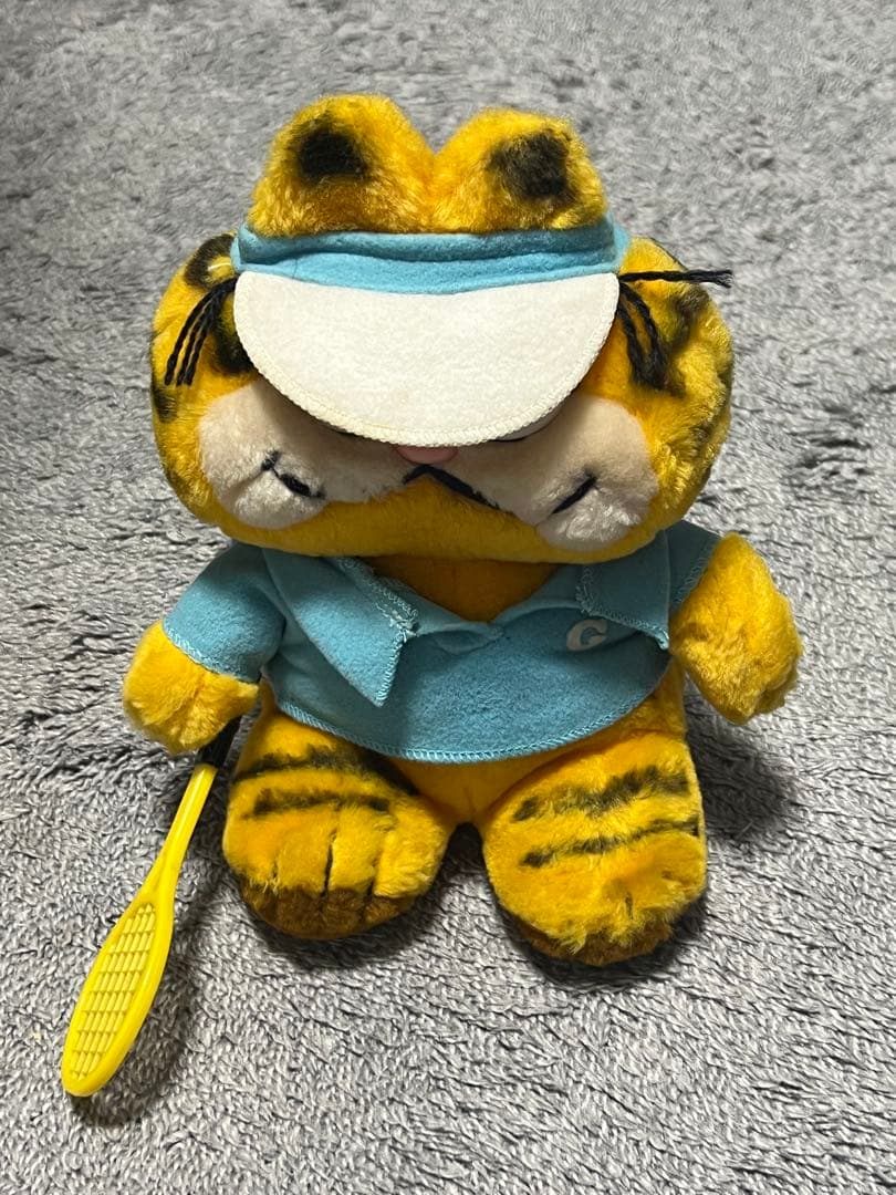 【Vintage】ガーフィールド ぬいぐるみ ラケット付き