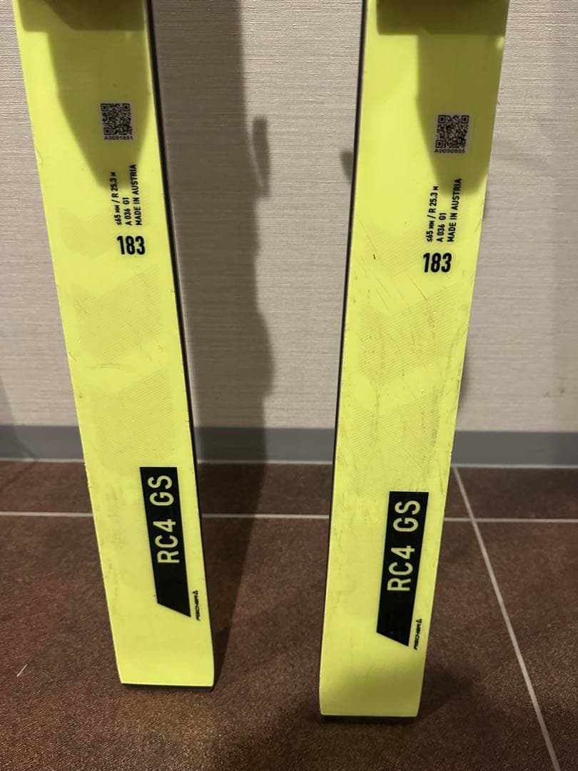 FISCHER RC4 GS スキー 183cm Z17ビンディング